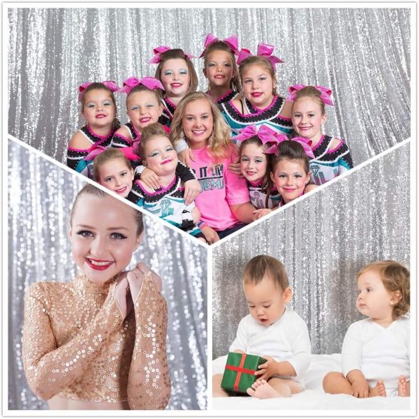 Silver Sequin Backdrop